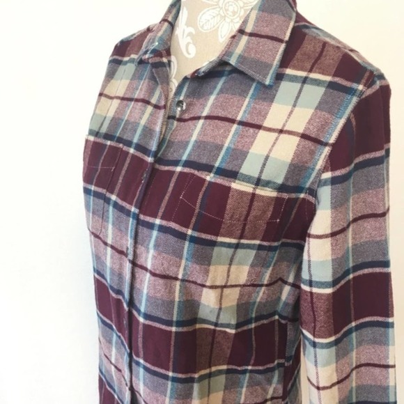 Woolrich Flannel Plaid MED Cotton Button Down 1236 - Picture 4 of 7